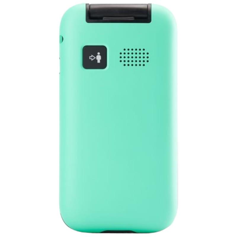 Frontale de Panasonic KX-TU400EXC Turquoise - Téléphone portable pour seniors