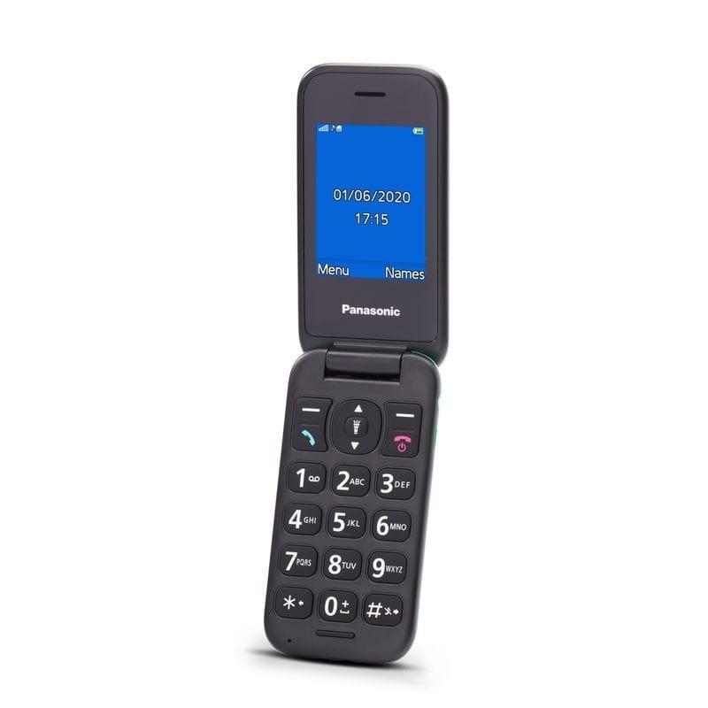 Ouvrir de Panasonic KX-TU400EXC Turquoise - Téléphone portable pour seniors