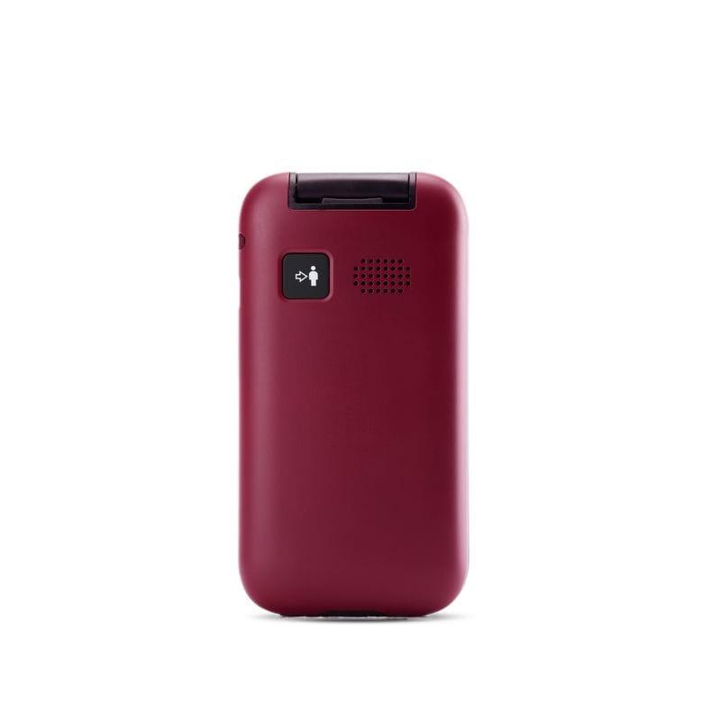Arrière de Panasonic KX-TU400EXR Rouge Marron - Téléphone portable pour seniors