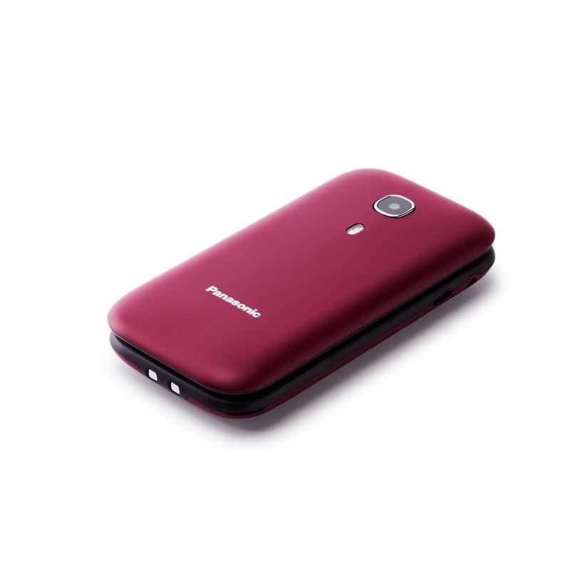 Fermé de Panasonic KX-TU400EXR Rouge Marron - Téléphone portable pour seniors