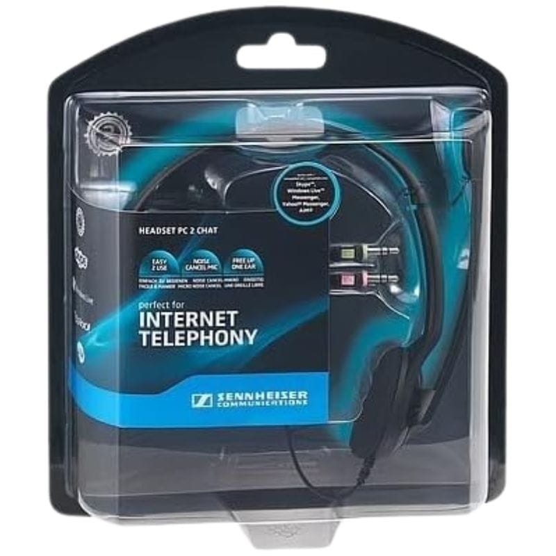 EPOS PC 2 Chat Aux 2 x 3,5 mm 2 metros Preto - Auscultadores com microfone caixa frontal