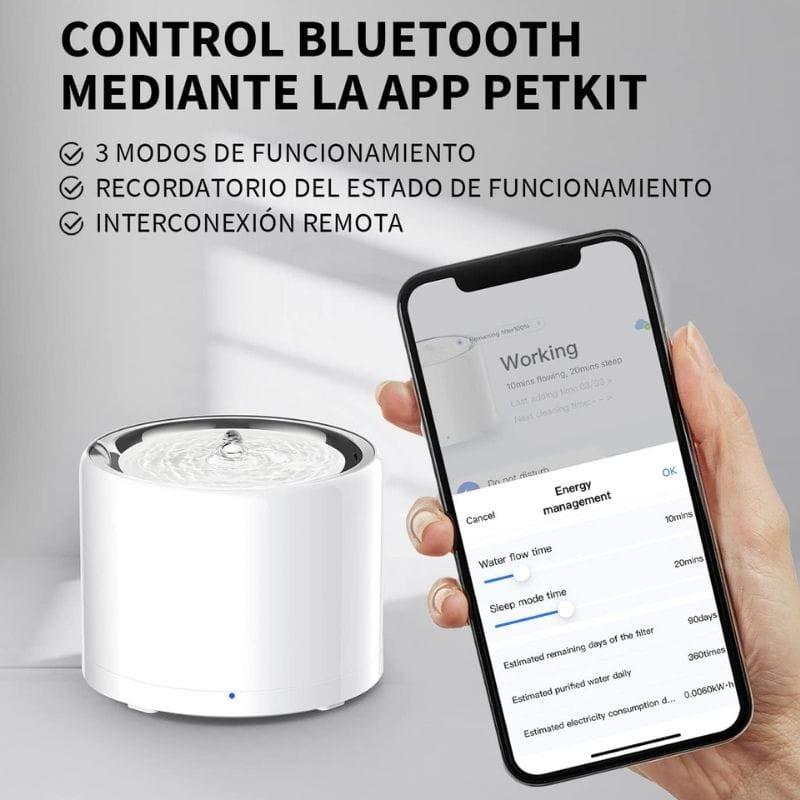 Petkit Eversweet 3 Pro UVC Smart Pet Silent Pump White - Controlo da aplicação do bebedouro para animais de estimação