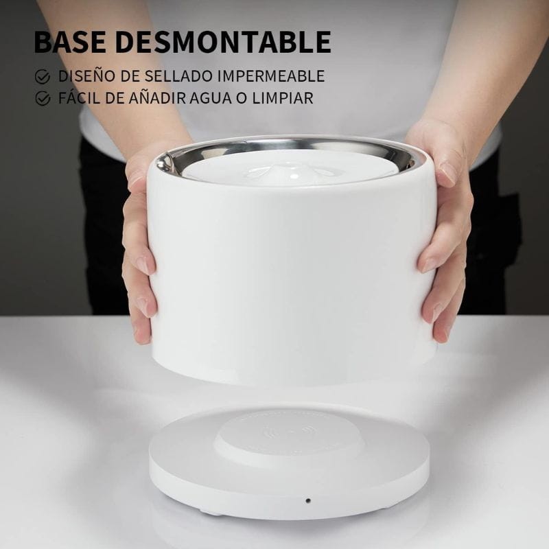 Petkit Eversweet 3 Pro UVC Smart Pet Silent Pump White - Bebedouro para animais de estimação Base amovível