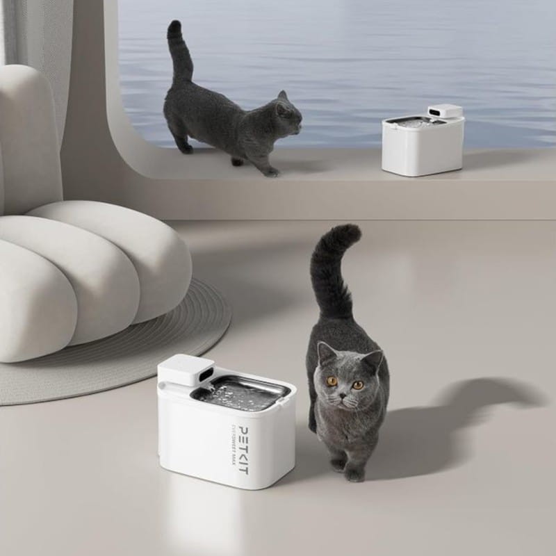 Para gatos Fuente de Agua Inteligente Para Mascotas 3L - PETKIT Eversweet MAX  - Portable con Batería - Sensor de Movimiento - Control por APP