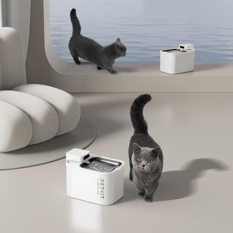 Para gatos Fuente de Agua Inteligente Para Mascotas 3L - PETKIT Eversweet MAX  - Portable con Batería - Sensor de Movimiento - Control por APP