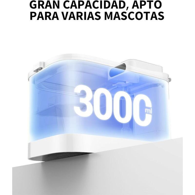 Batería de Fuente de Agua Inteligente Para Mascotas 3L - PETKIT Eversweet MAX  - Portable con Batería - Sensor de Movimiento - Control por APP