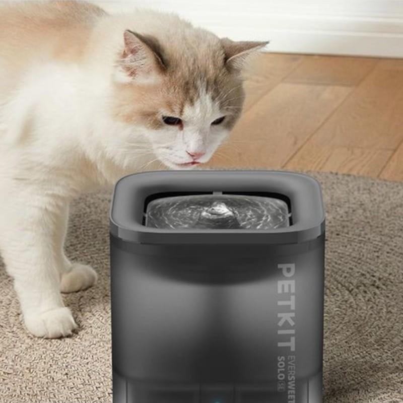 Control de Bebedero Automático Petkit Eversweet Solo SE Smart Pet Fountain Gris