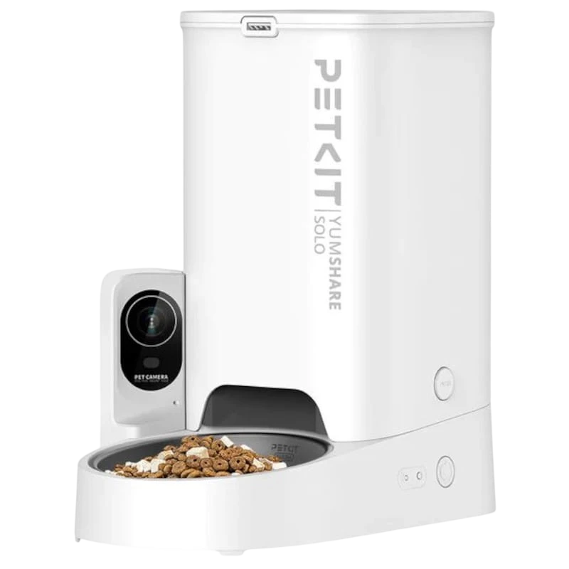 Petkit Yumshare Solo Con Cámara Blanco - Comedero Automático