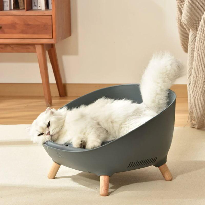 Adaptable Petoneer Cozy Sofa Gris - Cama para Mascotas