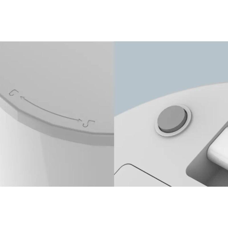 Botão de ligar do Alimentador Inteligente Para Mascotas Petoneer Nutri Mini Feeder