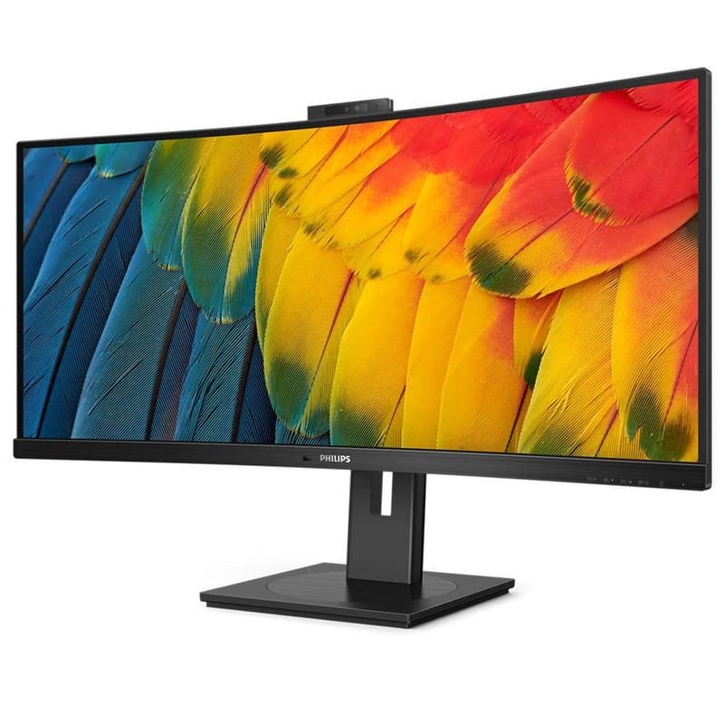Philips 5000 series 34B1U5600CH/00 Dalle 34 LED VA Wide QHD Noir - Moniteur PC Vue avant côté gauche