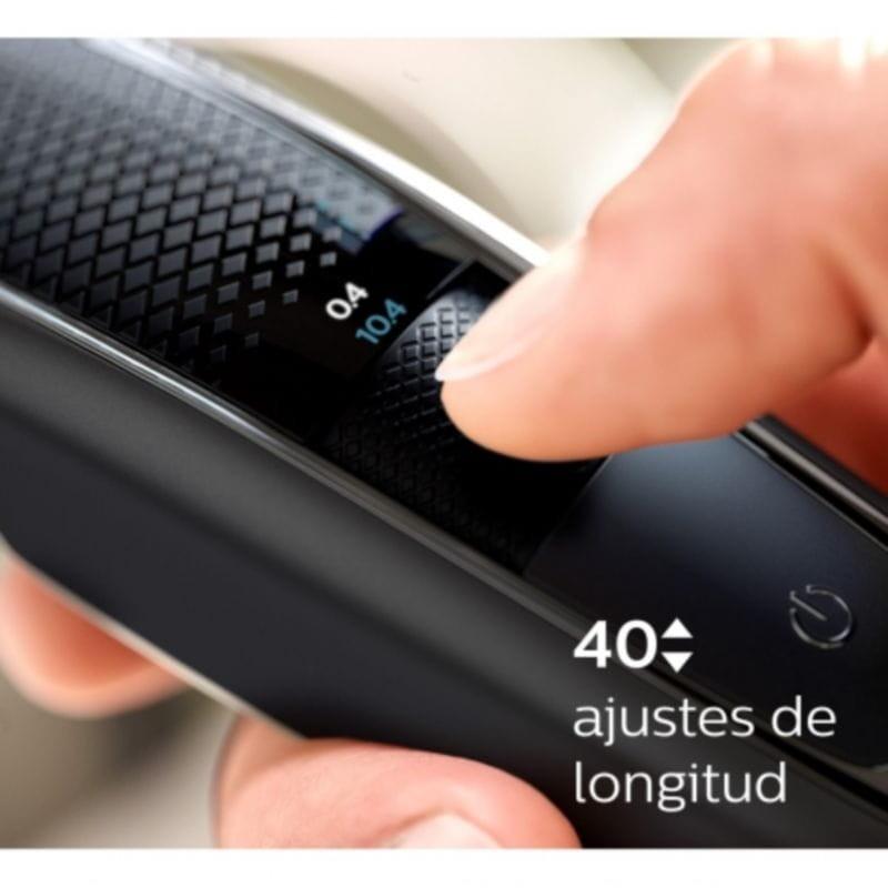 Réglages de longueur du Tondeuse à Barbe Philips Beardtrimmer Series 5000 BT5515/70 Wet/Dry Noir