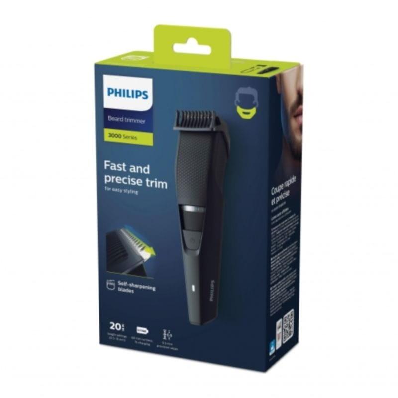 Caixa da Máquina de Cortar Cabelo Philips Beardtrimmer Series 3000 BT3234/15 Preto