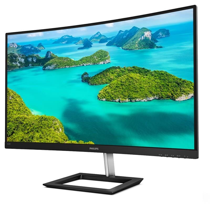 Philips E-Line 322E1C 31.5 Full HD Noir écran de façade côté gauche