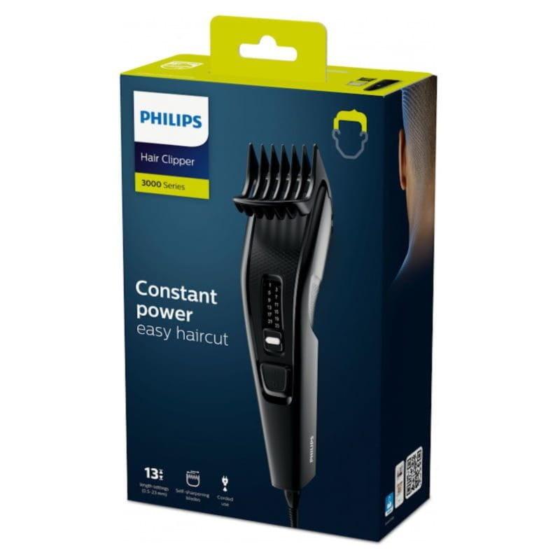 Caja del Philips Hair Clipper Series 3000 HC3510/15 Negro