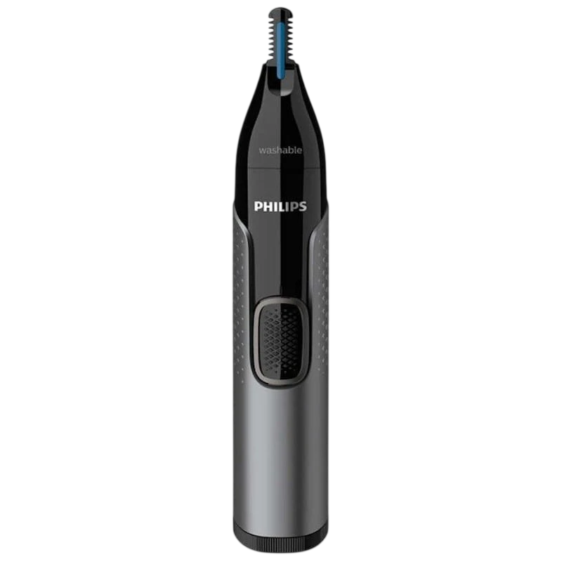 Philips NT365016 - Cortapelos Nariz/Orejas/Cejas Negro y Gris