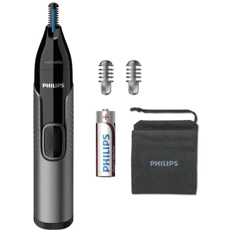 Philips NT365016 - Tondeuse Nez/Oreilles/Sourcils Noir et Gris Composants