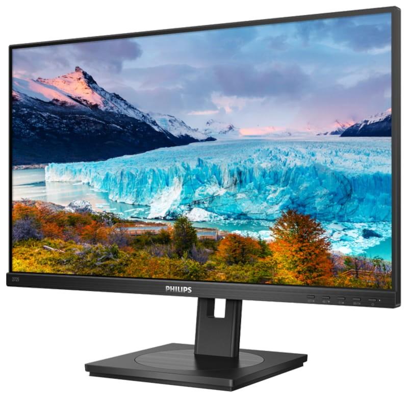 Philips S Line 272S1AE/00 27 Full HD IPS VESA Noir - Moniteur PC Vue avant côté gauche
