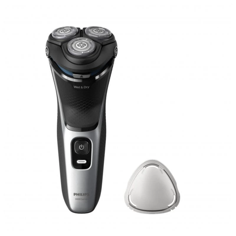 Máquina de barbear eléctrica Philips Shaver 3000 Series S3143/00 Preto/Prata