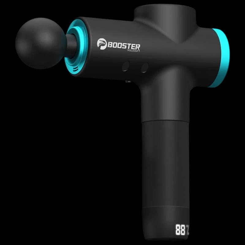 Pistola de Massagem Muscular Booster 12V-M2 6 Cabeças LCD Redução de Ruído