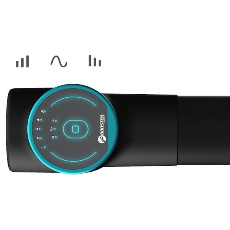 Pistola de Massagem Muscular Booster 12V-M2 6 Cabeças LCD Redução de Ruído - Fardo