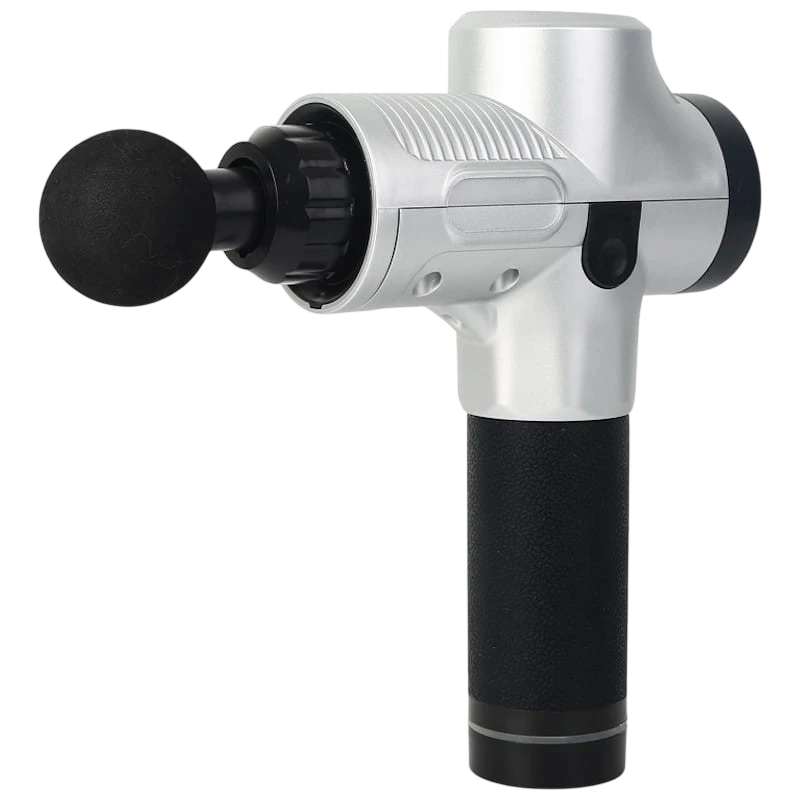 Pistola de Masaje Muscular MG-009 6 Cabezales 30 Niveles Blanco