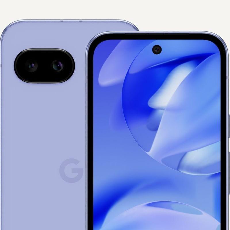 Google Pixel 9a 5G 8GB/256GB Lila imagen  delantera y trasera