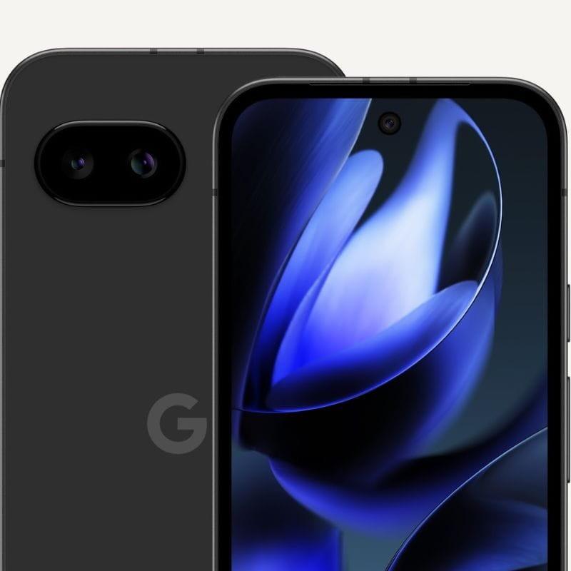 Google Pixel 9a 5G 8GB/256GB Obsidiana imagen delantera y trasera