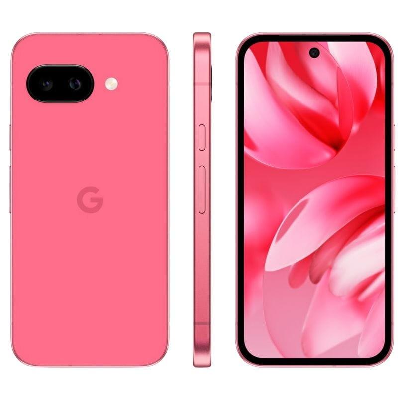 Google Pixel 9a 5G 8GB/128GB Rosa Peonía imagen desde todos los lados