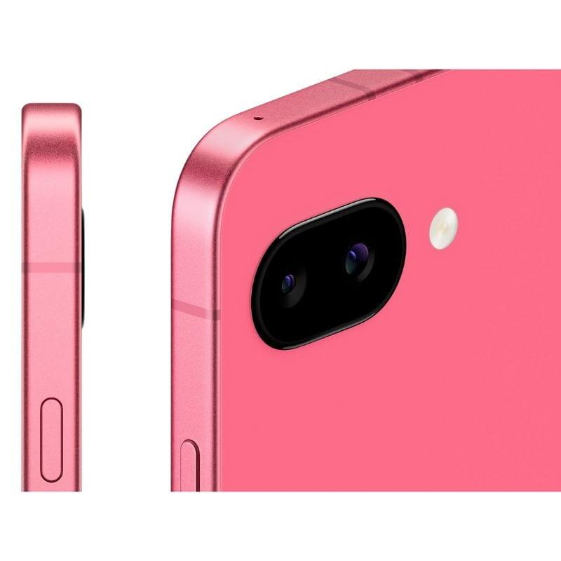 Google Pixel 9a 5G 8GB/128GB Rosa Peonía imagen delas cámaras y perfil