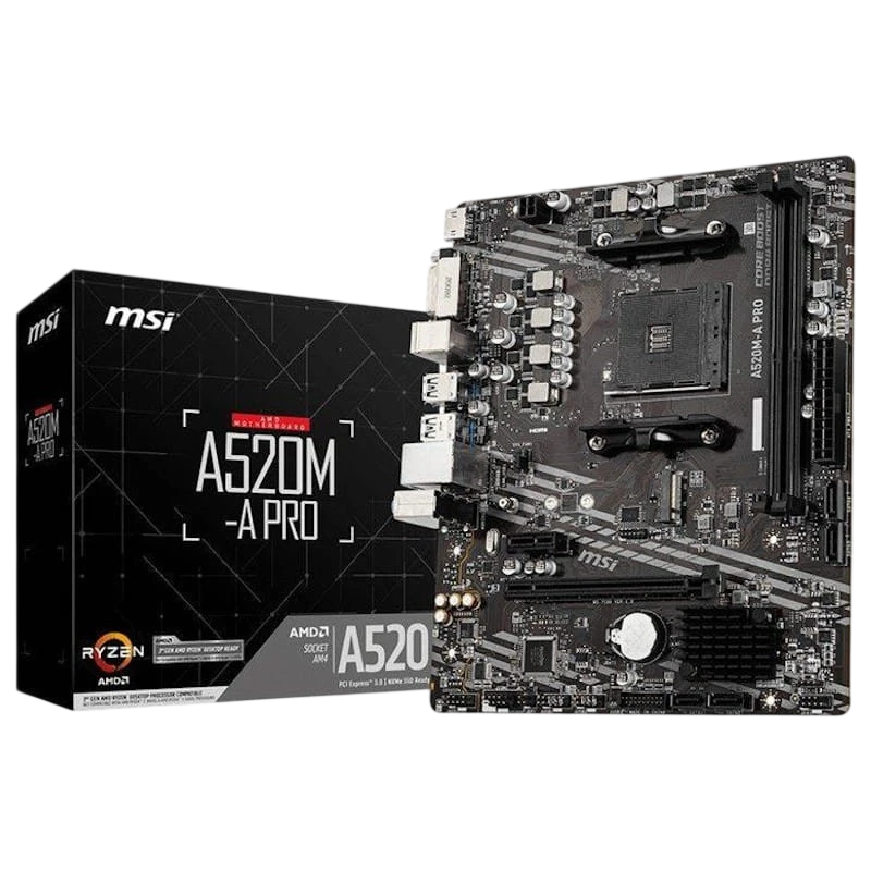 Placa Base MSI A520M-A PRO AM4