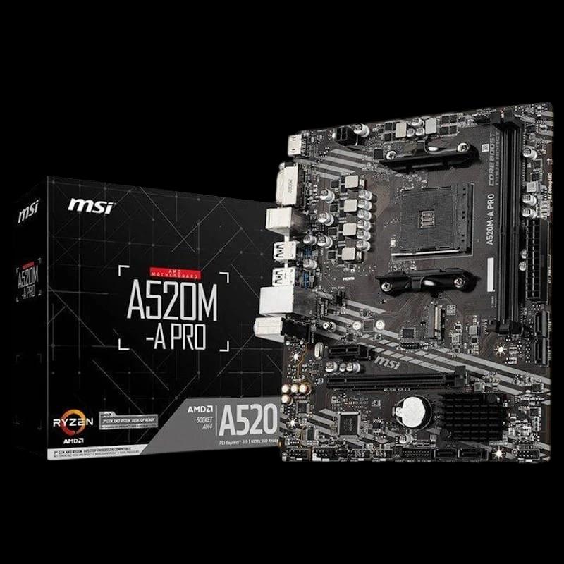 Placa Base MSI A520M-A PRO AM4