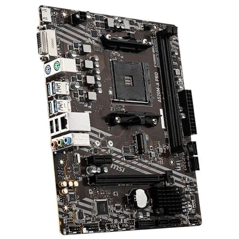 Placa Base MSI A520M-A PRO AM4 - Potente