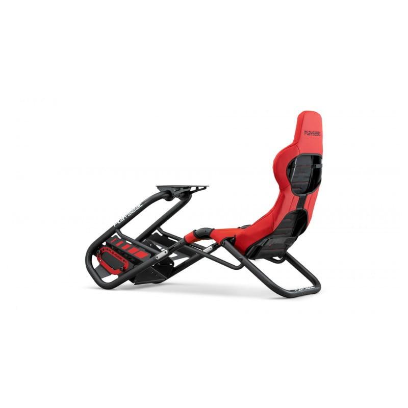 Playseat Trophy Upholstered Red - Cadeira de corrida para jogos imagem lateral traseira