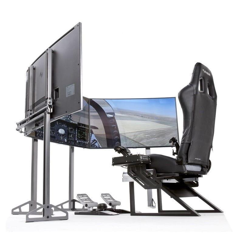 Adaptable Playseat TV Stand Pro Triple 65 Gris - Meuble TV