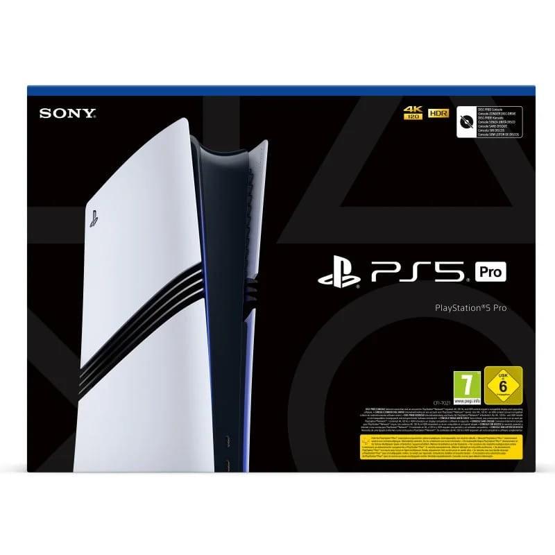Boîte de PlayStation 5 Pro 2 To Blanc - Console PlayStation