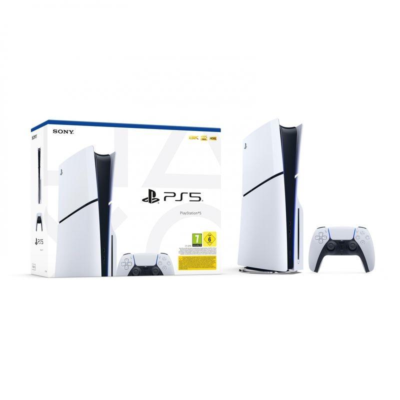 Frontal de Playstation 5 Slim (PS5) 1 TB Estándar Blanco - Consola SONY