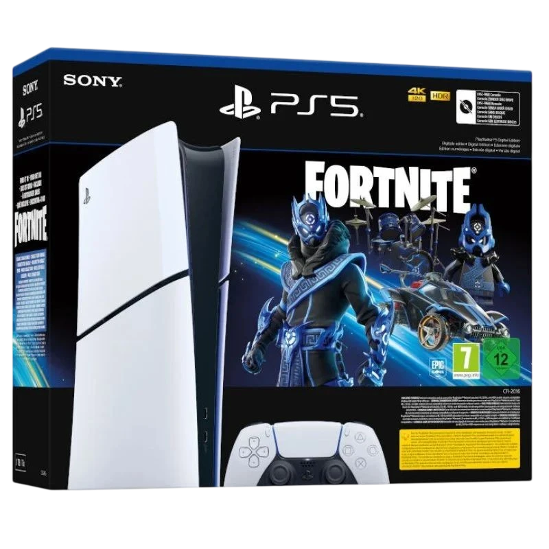 Sony PlayStation 5 Slim 1To Digital + Fortnite Cobalt Star