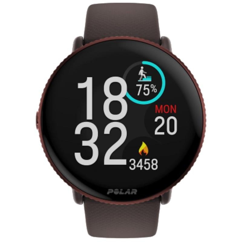 Polar Ignite 3 Marrón - Reloj Inteligenta Vista frontal
