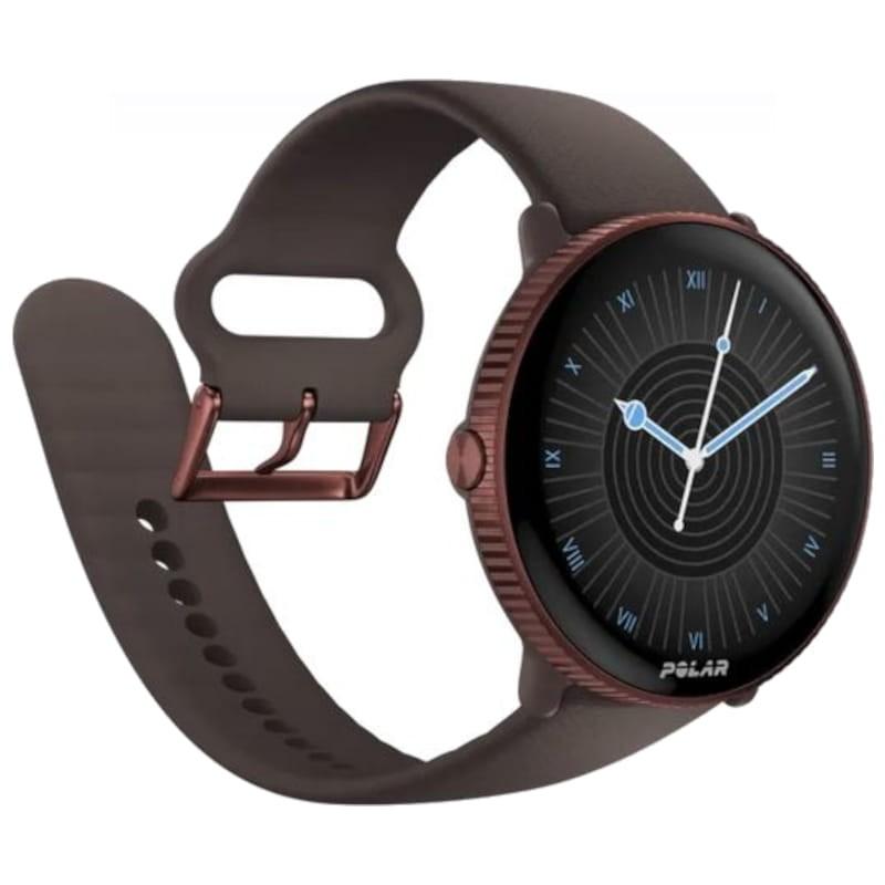 Polar Ignite 3 Marrón - Reloj Inteligente Vista delantera derecha