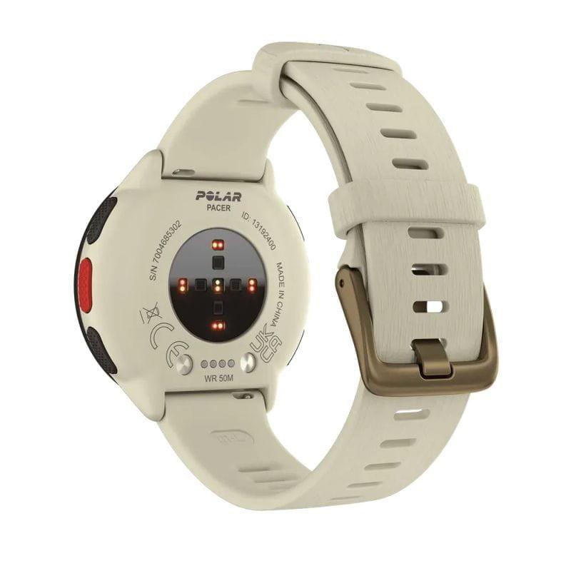 Trasera de Polar Pacer Blanco - Reloj Inteligente