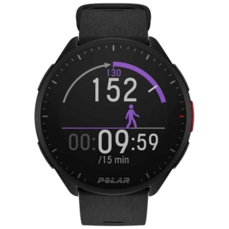 Polar Pacer Negro - Reloj Inteligente vista frontal