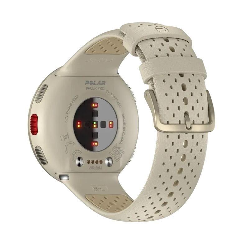 Trasera de Polar Pacer Pro Dorado - Reloj Inteligente
