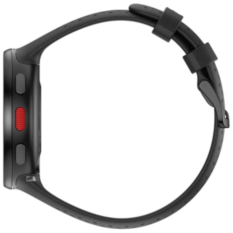 Polar Pacer Pro Cinza - Vista lateral do relógio inteligente