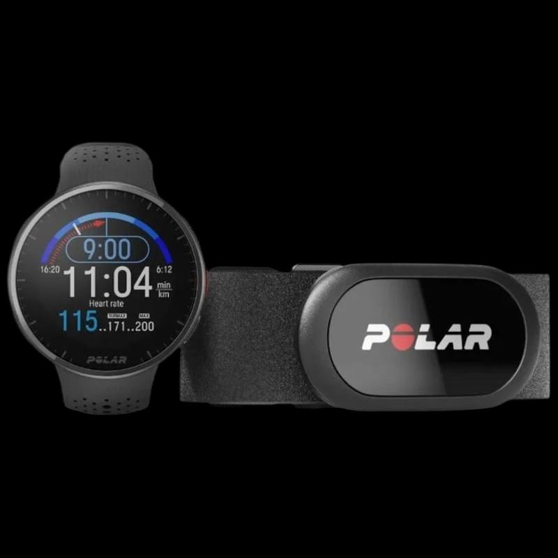 Polar Pacer Pro Cinza + Faixa Peitoral H10 - Relógio Inteligente