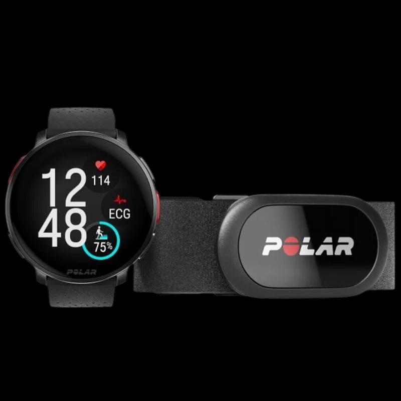 Polar Vantage V3 Preto + Faixa Peitoral - Relógio Inteligente