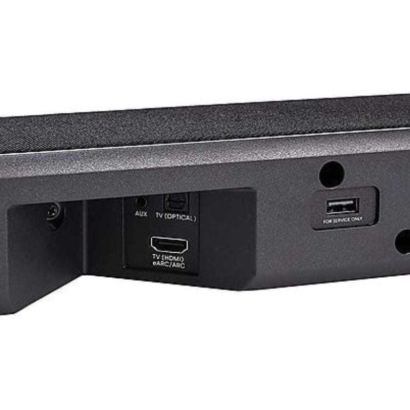 Polk Signa S4 Subwoofer inalámbrico Dolby Atmos 3.1.2 eARC Negro - Barra de sonido detalle de los conectores