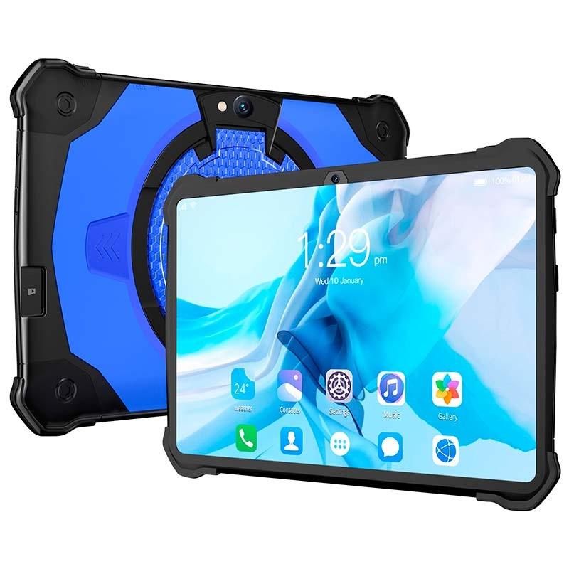 vista frontal y trasera de la Tablet para Niños Powerbasics Q8C2-JJ Azul