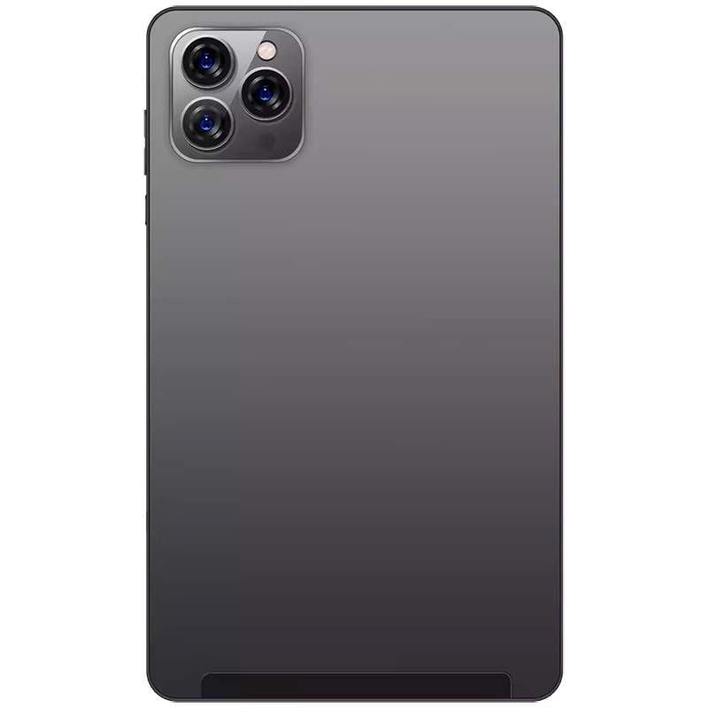 vista trasera de la Powerbasics Tab14 8” 3G MT6735 2GB/16GB Negro