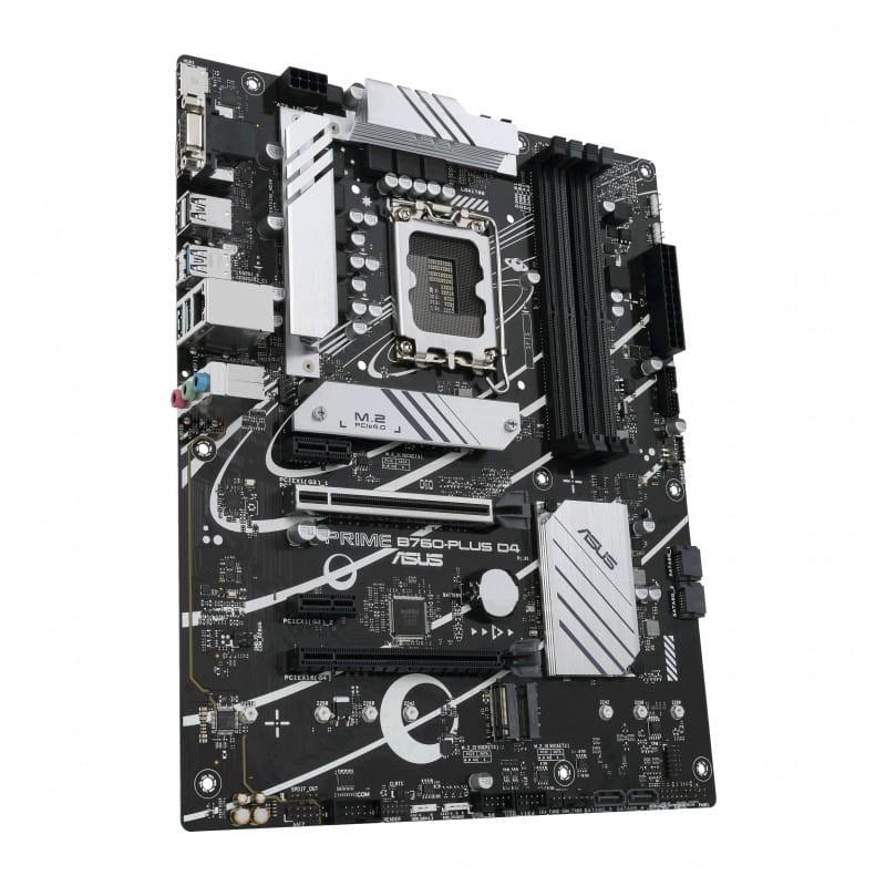 ASUS PRIME B760-PLUS D4 Intel LGA 1700 128GB Micro ATX Negro - Placa base de perfil